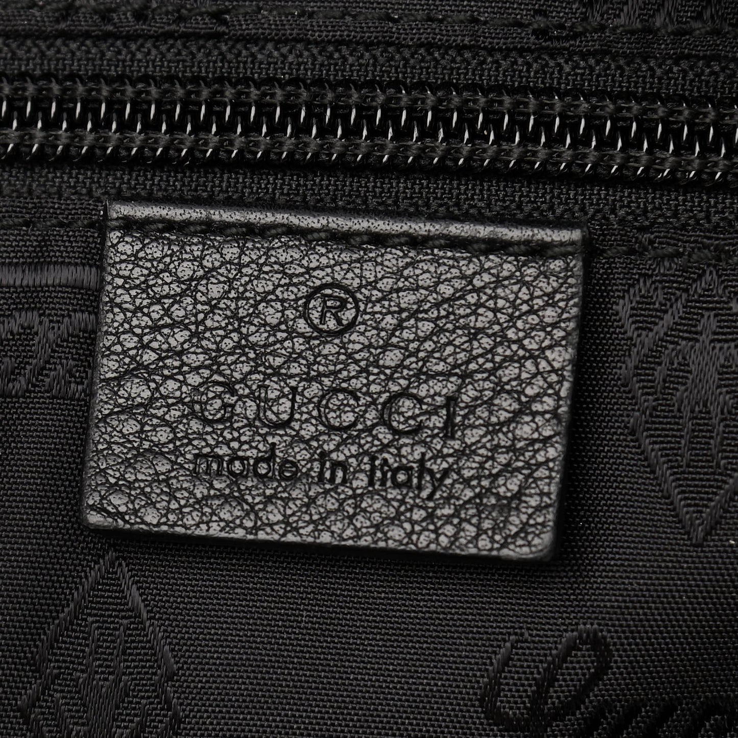 Guccissima Medium Classic Backpack Black
