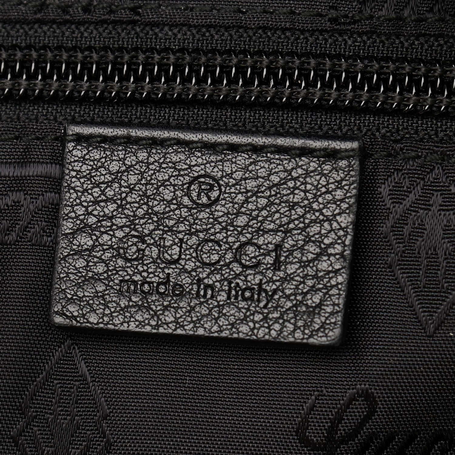 Gucci Guccissima Medium Classic Backpack Black 5 of 10