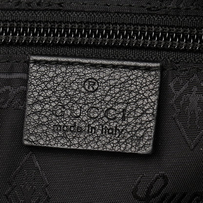 Gucci Guccissima Medium Classic Backpack Black 5 of 10