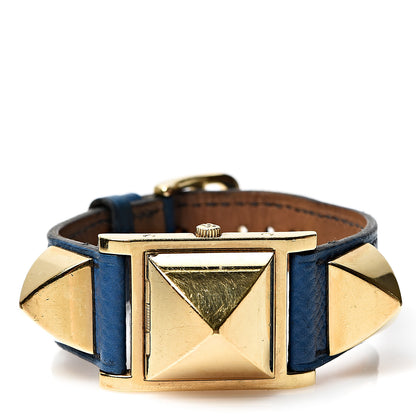 Hermes Stainless Steel Courchevel 23mm Medor Quartz Watch Bleu France 2 of 8