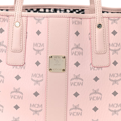 MCM Visetos Medium Liz Reversible Shopper Tote Powder Pink 11 of 16