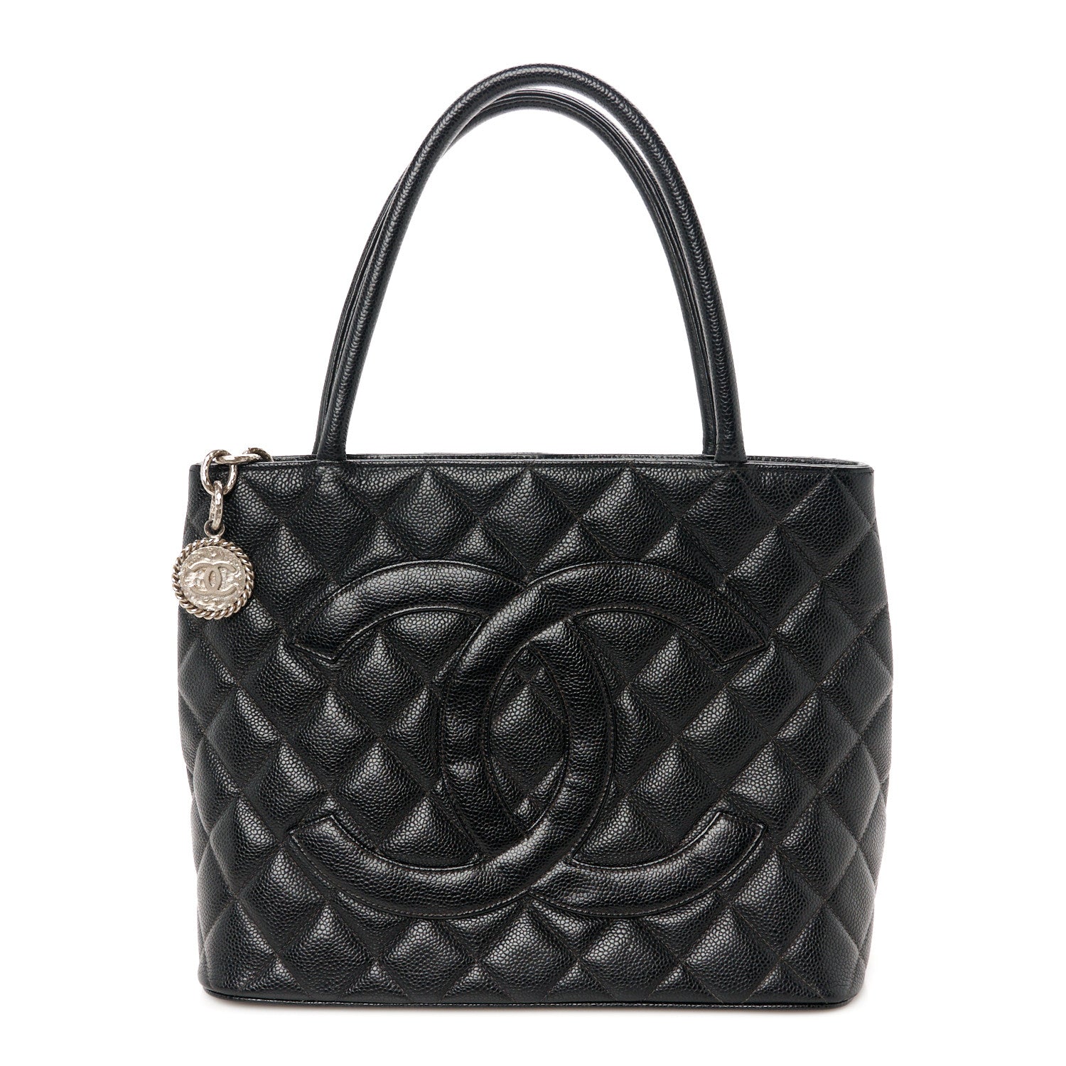 Chanel Caviar Quilted Medallion Tote Black 1 of 10