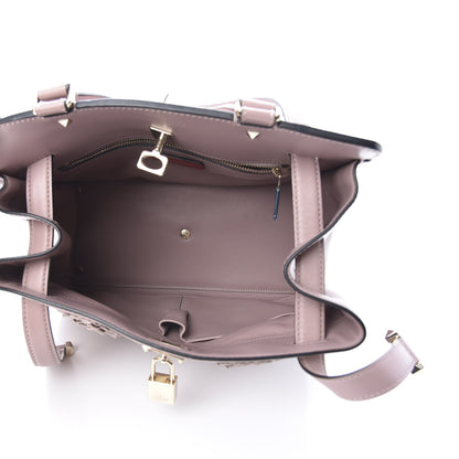Valentino Garavani Vitello Floral Embroidered Medium Joylock Satchel Lipstick 5 of 12