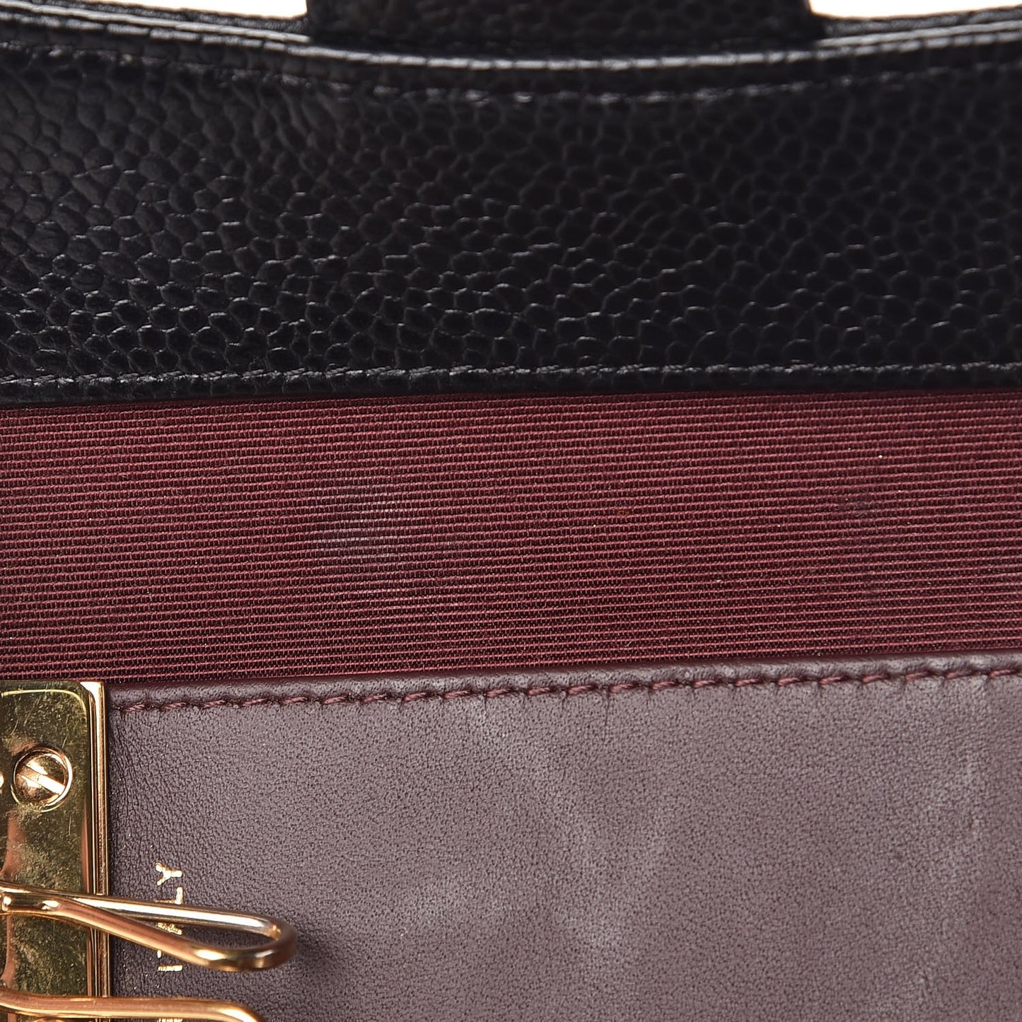 Caviar Quilted 6 Key Holder Black