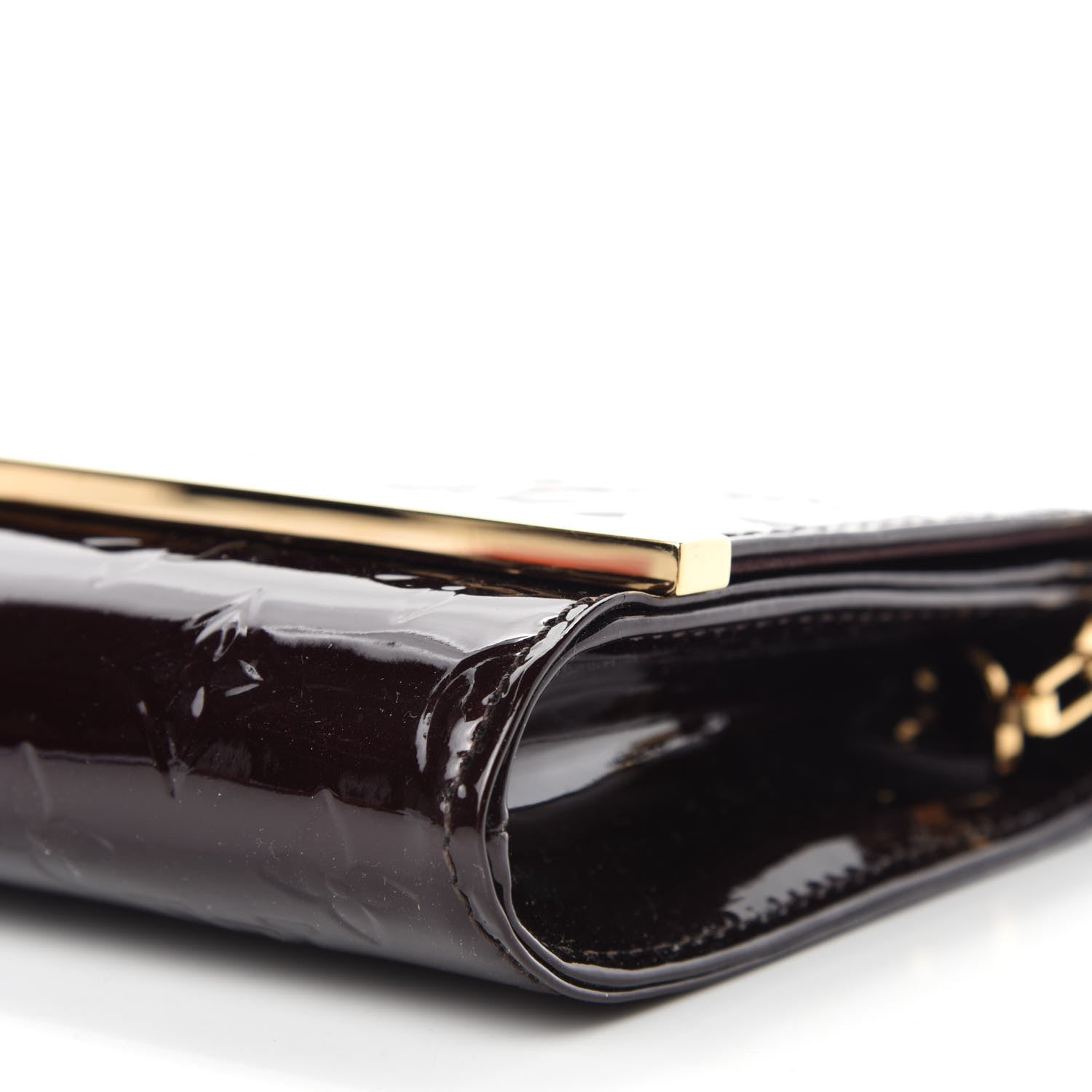 Louis Vuitton Vernis Ana Clutch Amarante 7 of 9