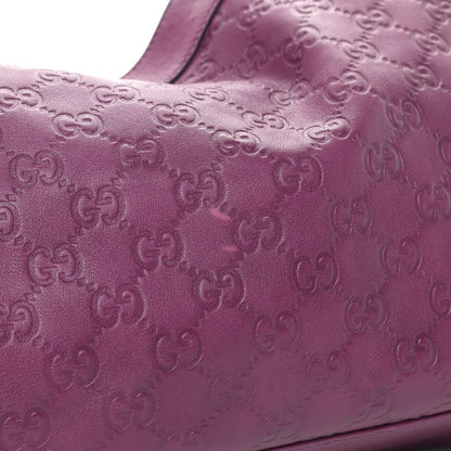 Gucci Guccissima Charmy Shoulder Bag Purple 5 of 5