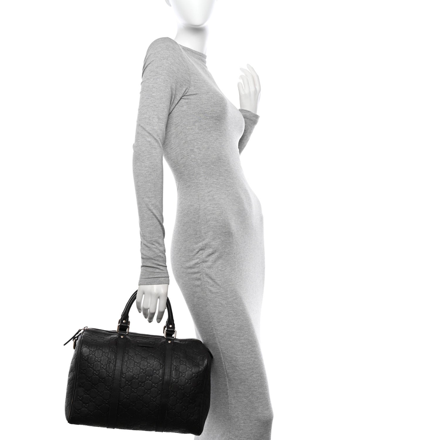 Gucci Guccissima Medium Joy Boston Black 2 of 17