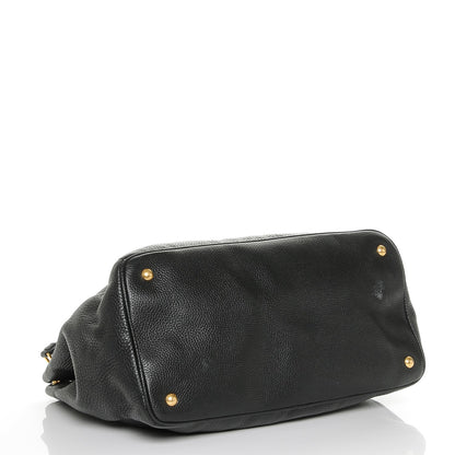 Prada Vitello Daino Tote Nero Black 4 of 21