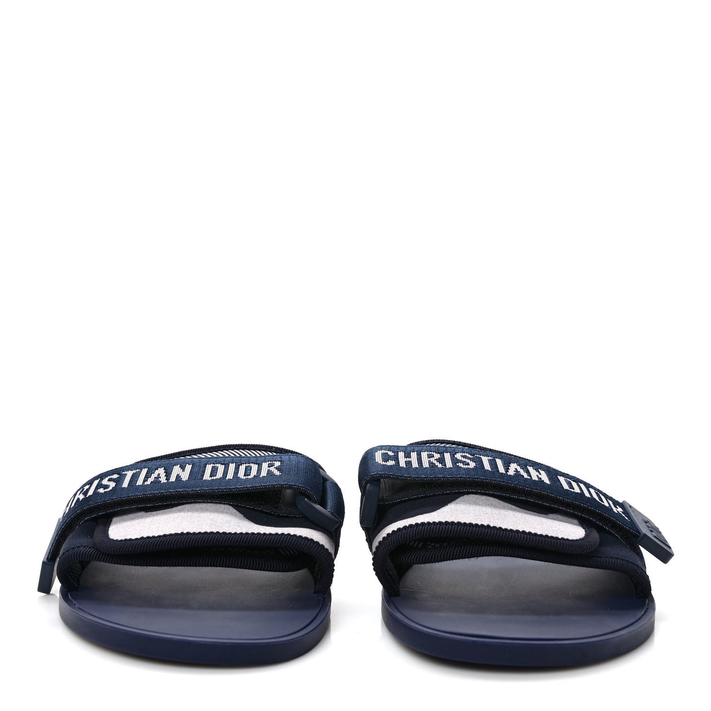 Technical Stretch Fabric Camouflage Dio(r)evolution Slide Sandals 39 Deep Blue