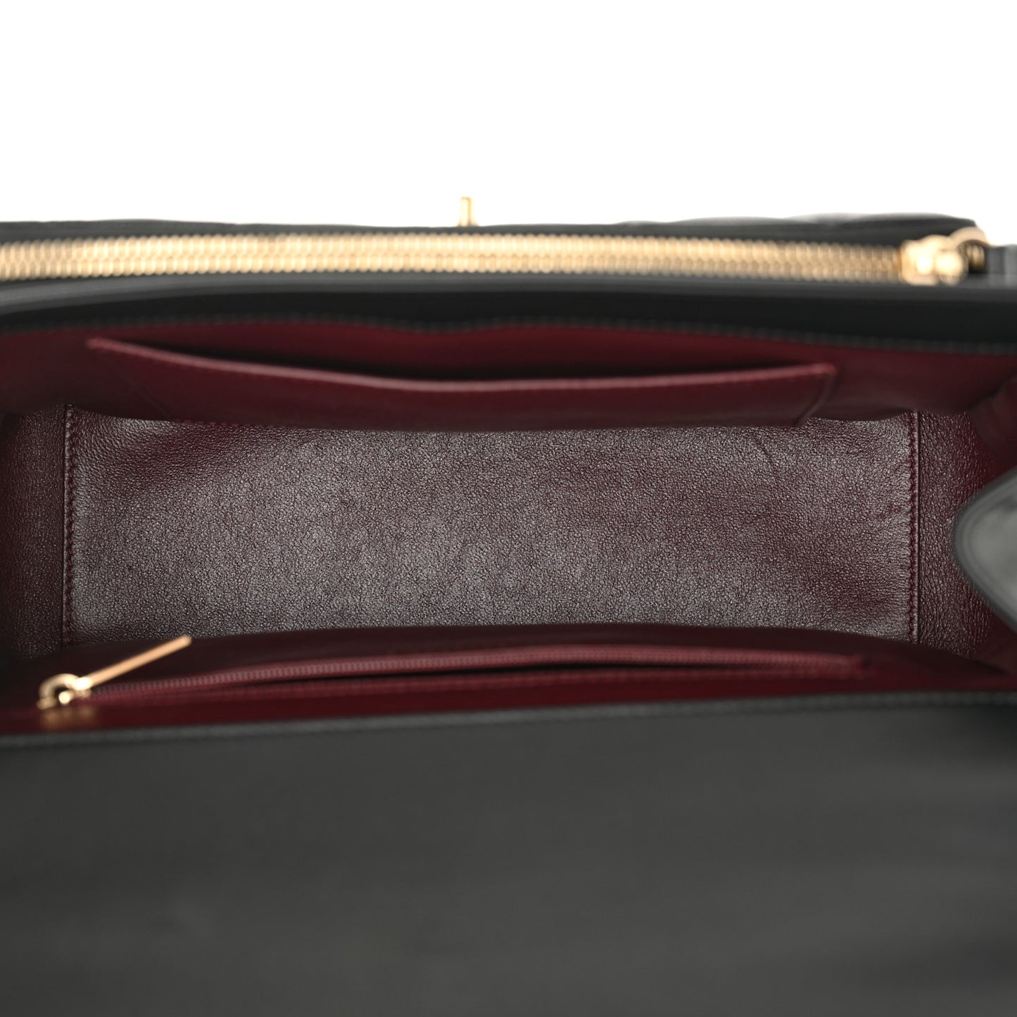Caviar Quilted Large Business Affinity Flap Black
