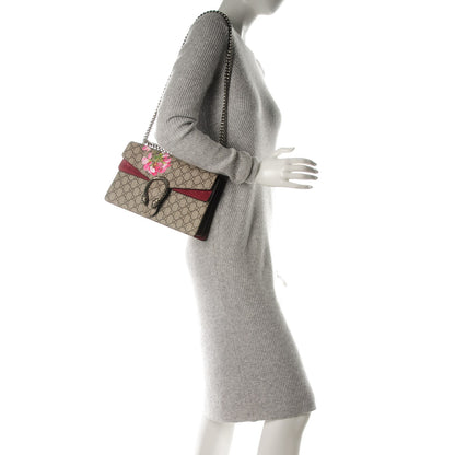 Gucci GG Supreme Monogram Blooms Small Dionysus Shoulder Bag Beige Multicolor Dry Rose 2 of 7