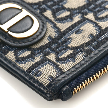 Christian Dior Oblique 30 Montaigne Long Wallet Blue 7 of 7