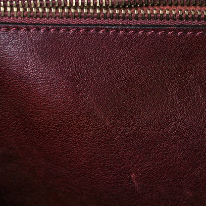 Mulberry Natural Leather Cara Delevigne Convertible Satchel Oxblood 19 of 22