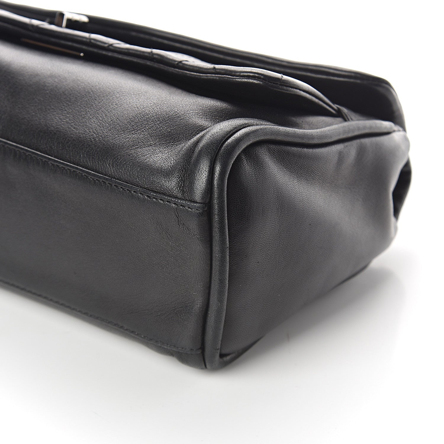 Chanel Lambskin Jumbo Mademoiselle Double Flap Black 9 of 9