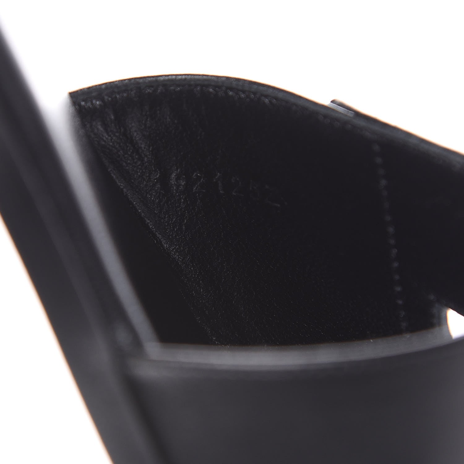 Hermes Calfskin View Sandals 36 Black 9 of 9