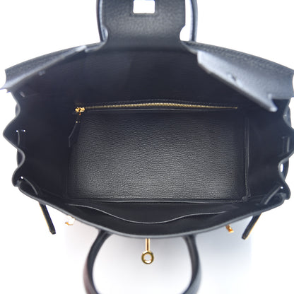 Hermes Togo Birkin 25 Black 5 of 35