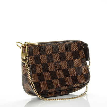 Louis Vuitton Damier Ebene Mini Pochette Accessories 3 of 7