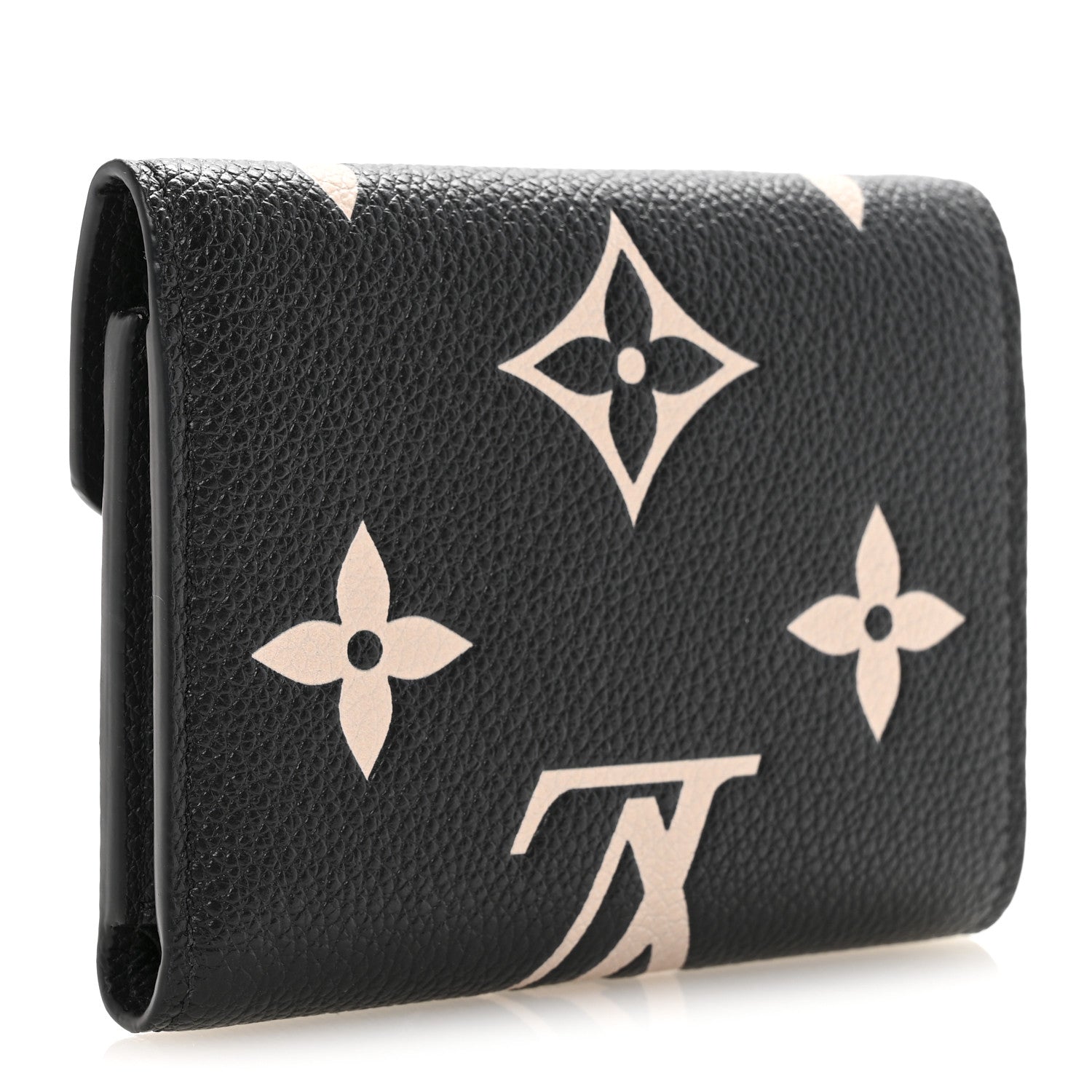 Louis Vuitton Empreinte Monogram Giant Victorine Wallet Black Beige 3 of 7