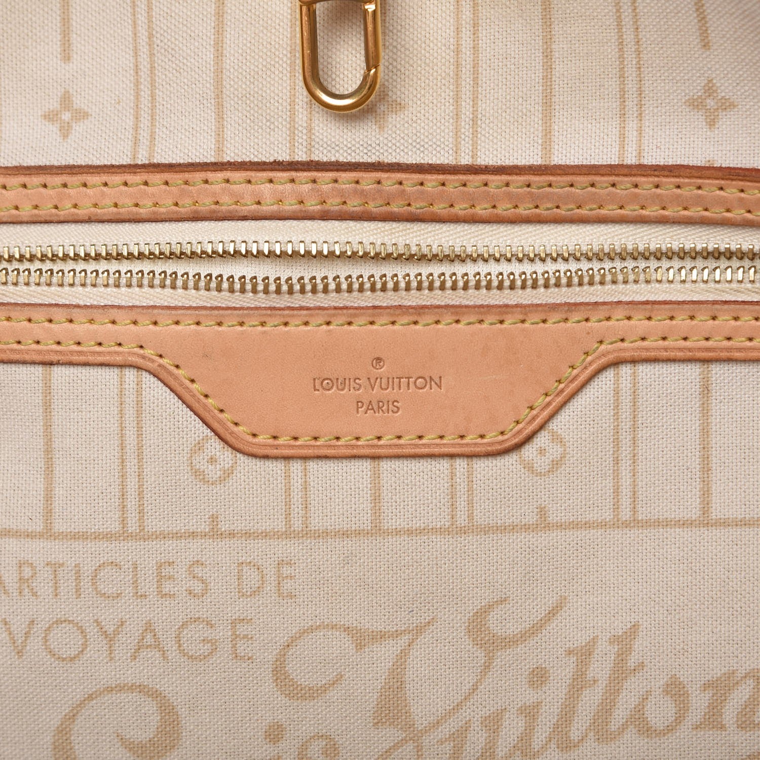 Louis Vuitton Damier Azur Neverfull MM 6 of 10