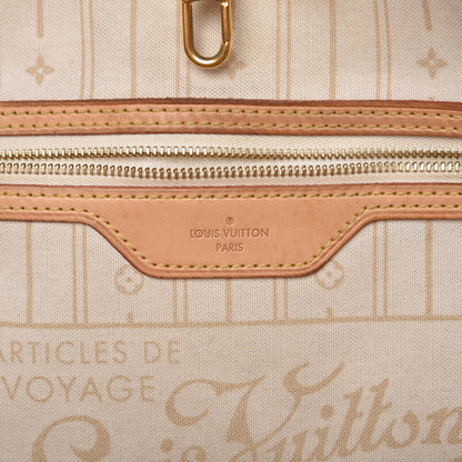 Louis Vuitton Damier Azur Neverfull MM 6 of 10
