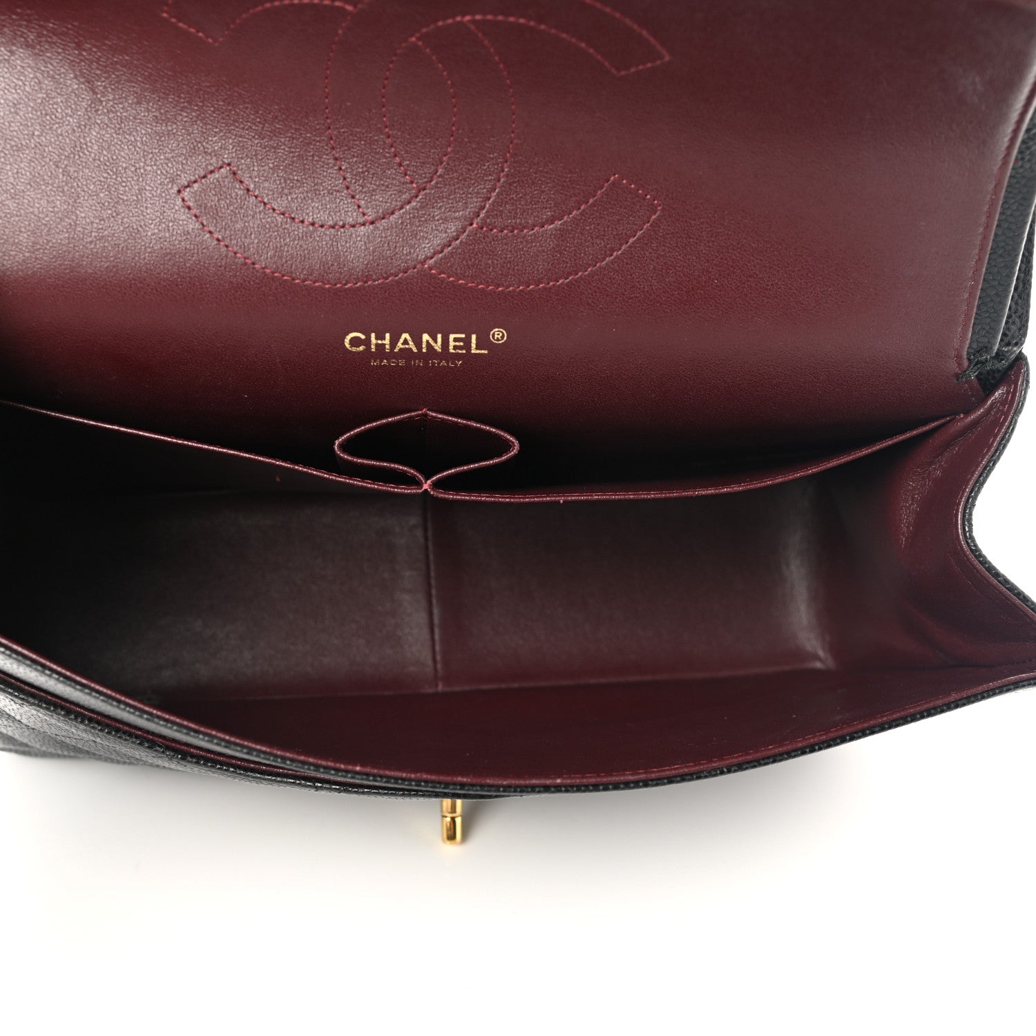 Chanel Caviar Quilted Jumbo Double Flap Black 5 of 11