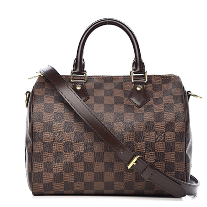 Louis Vuitton Damier Ebene Speedy Bandouliere 25 1 of 10