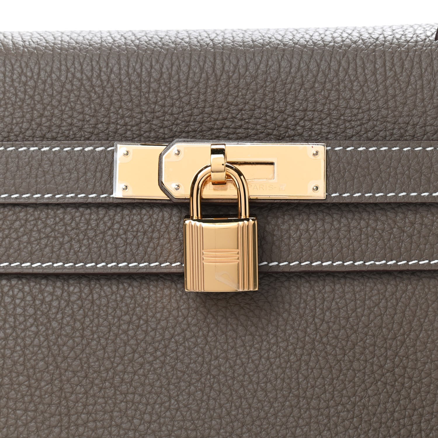 Hermes Togo Kelly Retourne 32 Etoupe 8 of 11