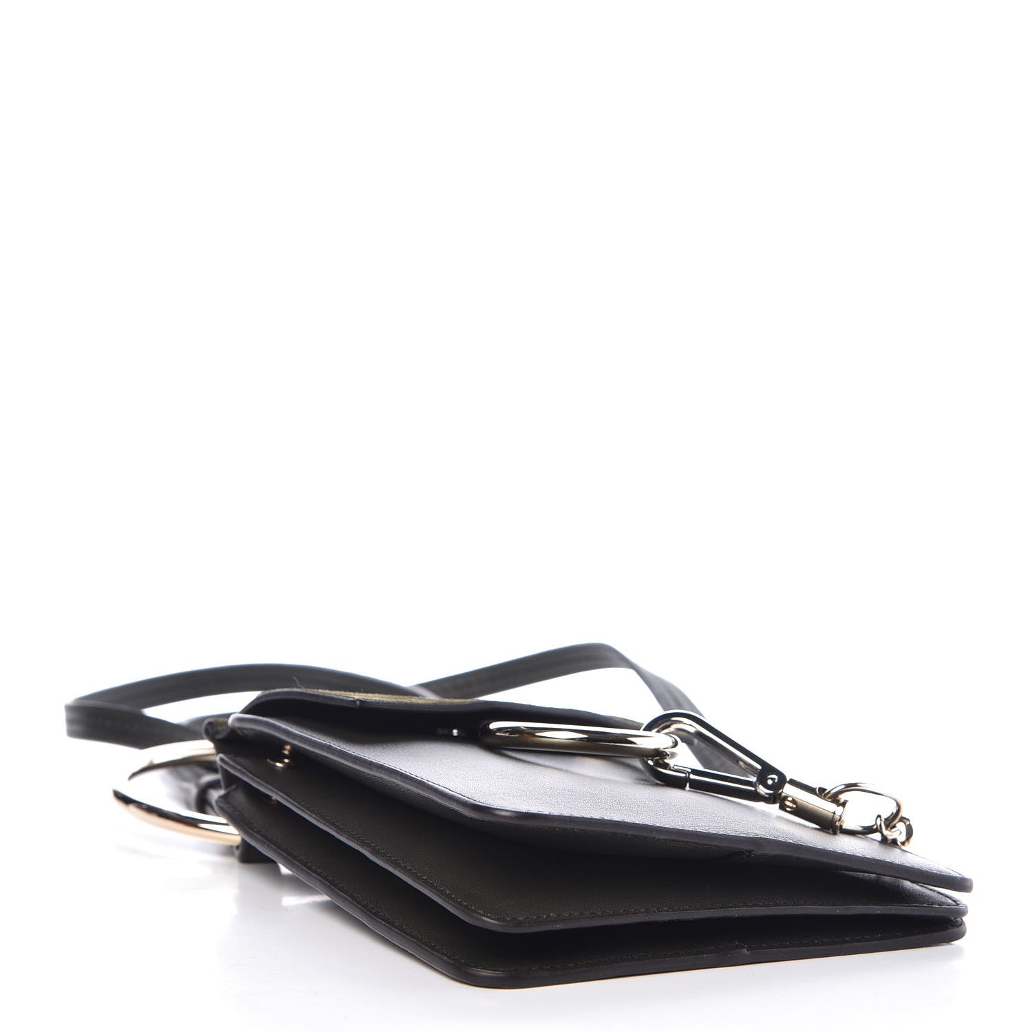 Chloe Suede Calfskin Mini Faye Bracelet Bag Forest Green 3 of 8