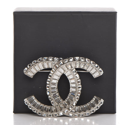 Chanel Baguette Crystal CC Brooch Gold 5 of 5