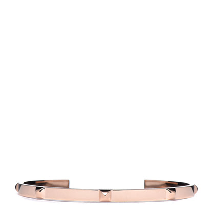 Hermes 18K Rose Gold Mini Clous Bracelet 1 of 5
