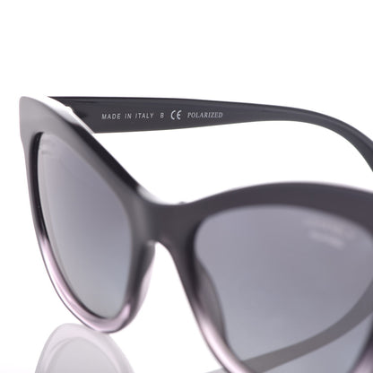 Chanel Polarized Acetate CC Cat Eye Summer Sunglasses 5350 Black 5 of 7