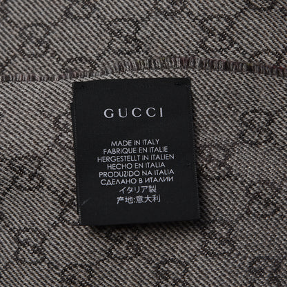 Gucci Wool GG Monogram Miniorophin Scarf Shell Pink 4 of 5
