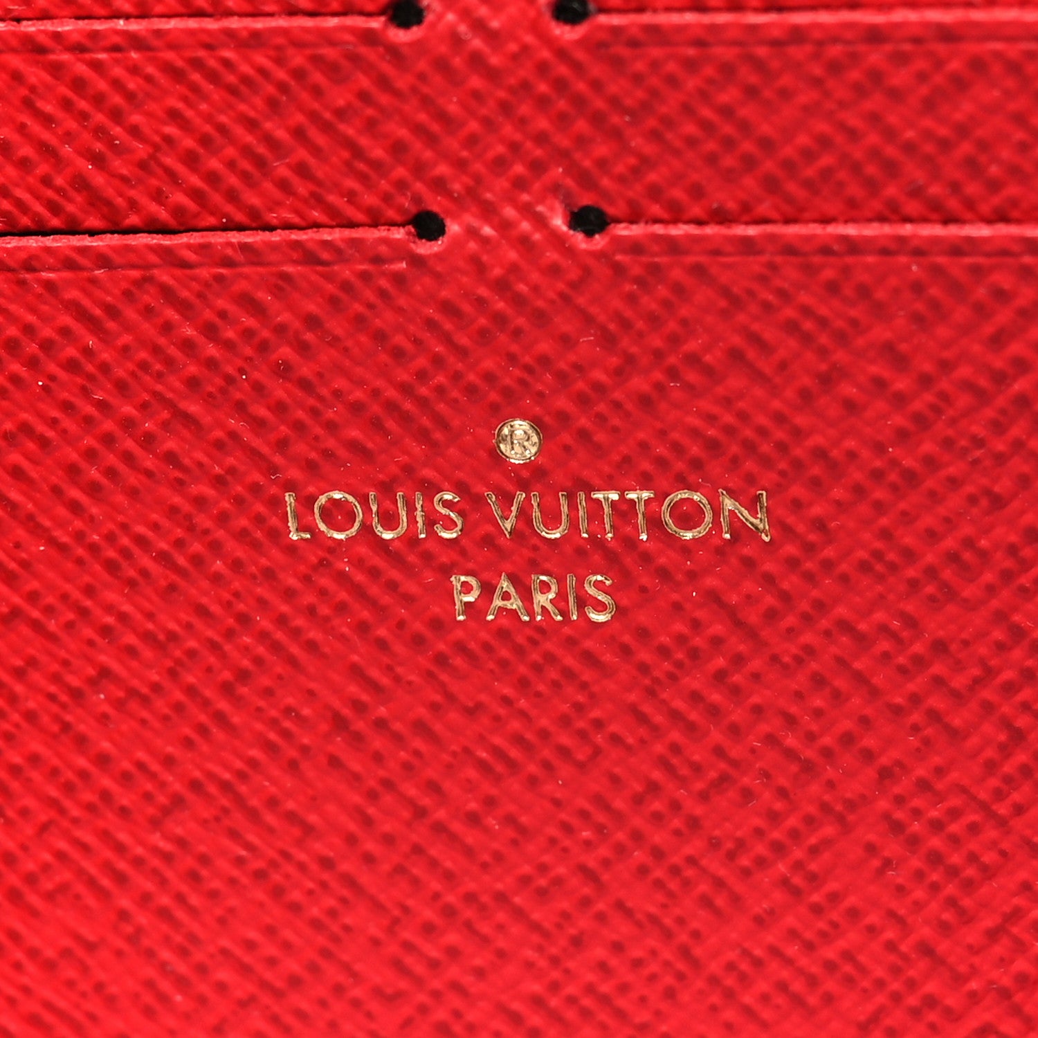 Louis Vuitton Damier Ebene Clemence Wallet Cherry 6 of 8