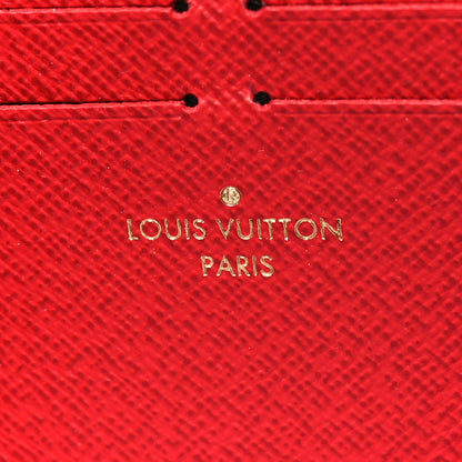 Louis Vuitton Damier Ebene Clemence Wallet Cherry 6 of 8