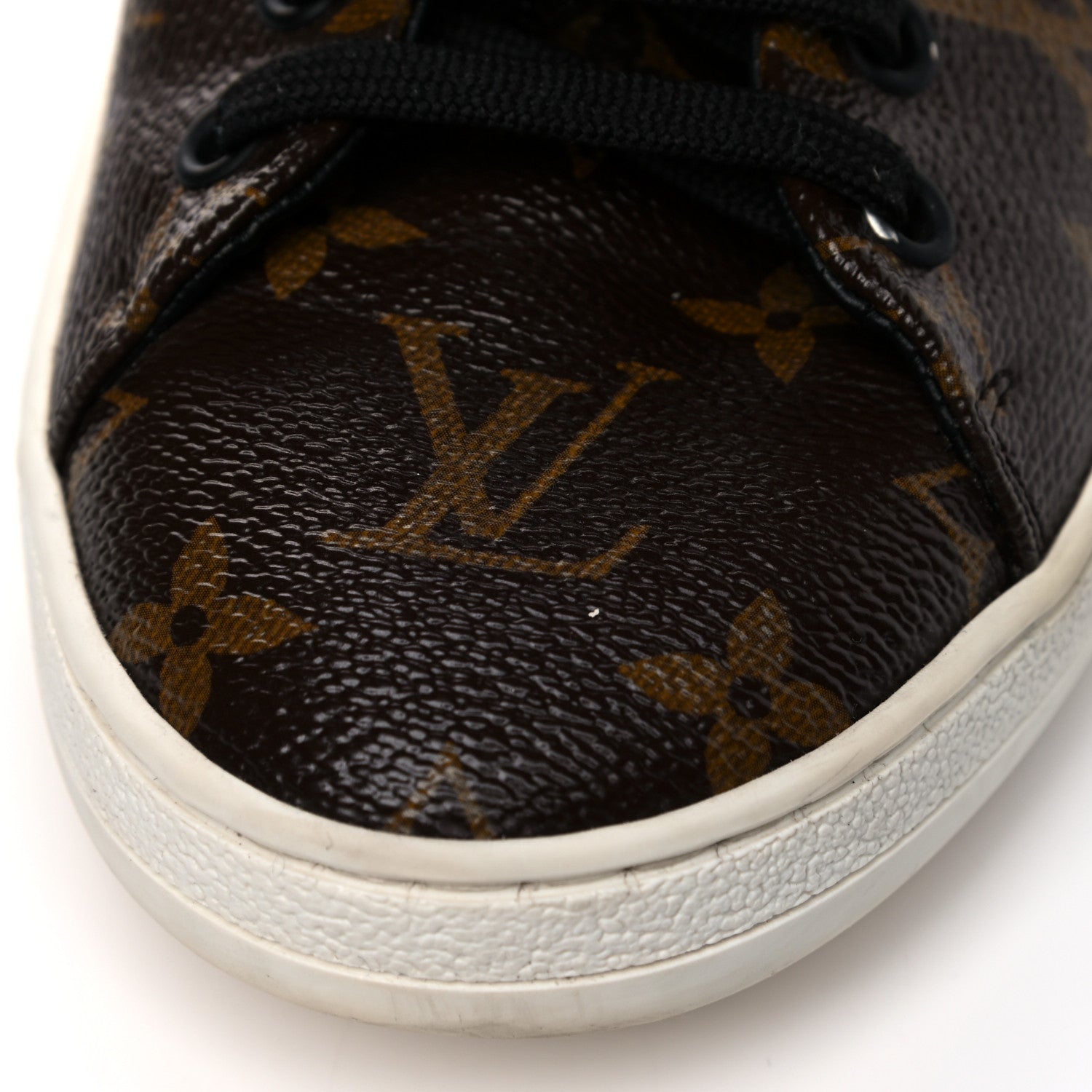 Louis Vuitton Patent Monogram Frontrow Sneakers 41 8 of 10