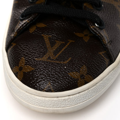 Louis Vuitton Patent Monogram Frontrow Sneakers 41 8 of 10