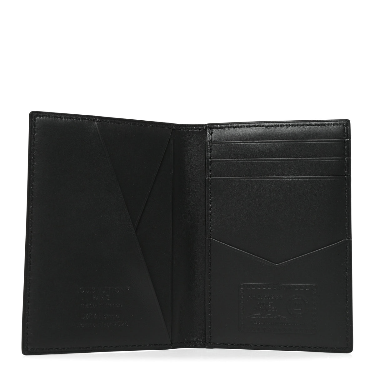 Louis Vuitton Calfskin Monogram Firefly Pocket Organizer P9 Black 5 of 8