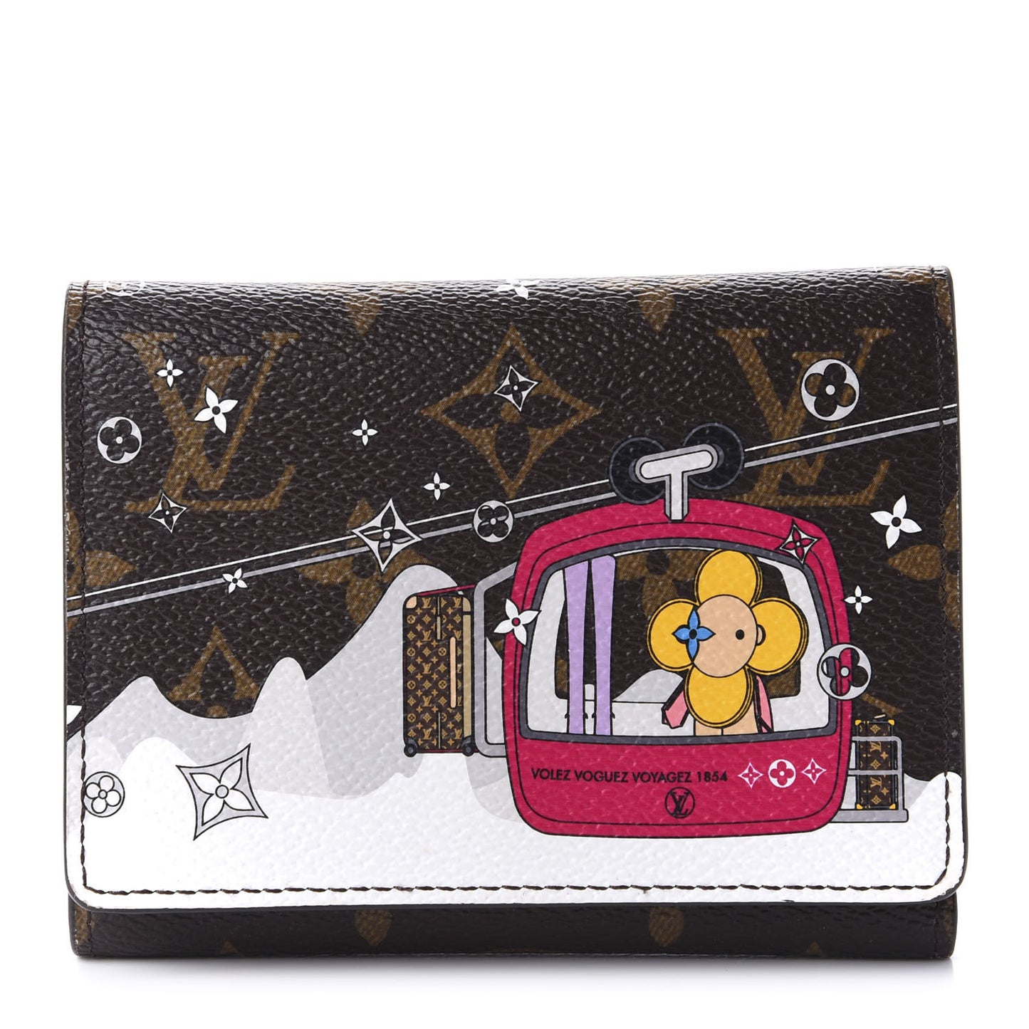 Monogram 2019 Christmas Animation Victorine Wallet Fuchsia