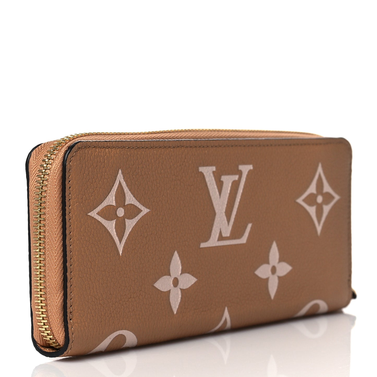 Empreinte Monogram Giant Clemence Wallet Arizona Creme