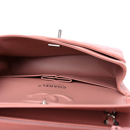 Chanel Lambskin Quilted Small Double Flap Dark Pink 5 of 10