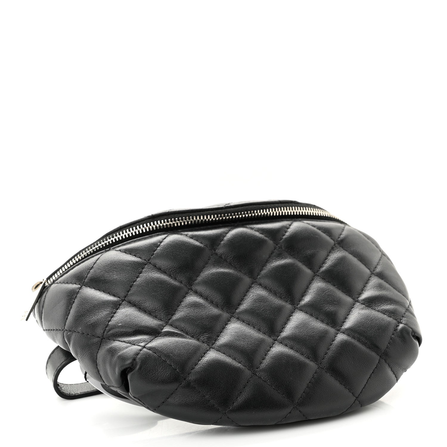 Chanel Calfskin Quilted Waist Belt Bag Black 4 of 13