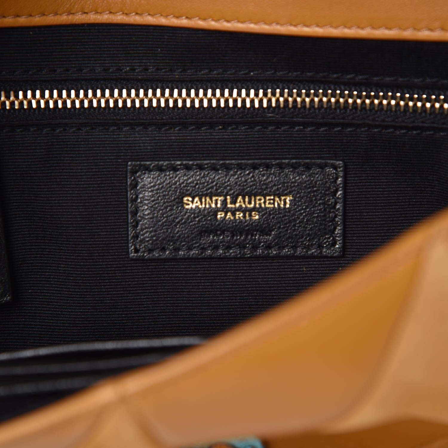 Saint Laurent Lambskin Suede Patchwork Monogram Medium Jamie Tan 7 of 7