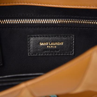 Saint Laurent Lambskin Suede Patchwork Monogram Medium Jamie Tan 7 of 7