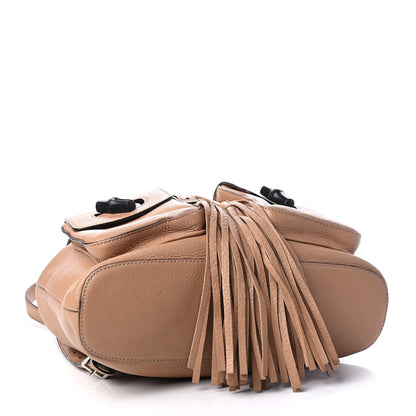 Gucci Cellarius Calfskin Medium Bamboo Backpack Camelia 4 of 10