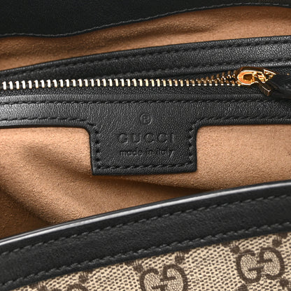 Gucci GG Supreme Monogram Medium Padlock Tote  Black 6 of 11
