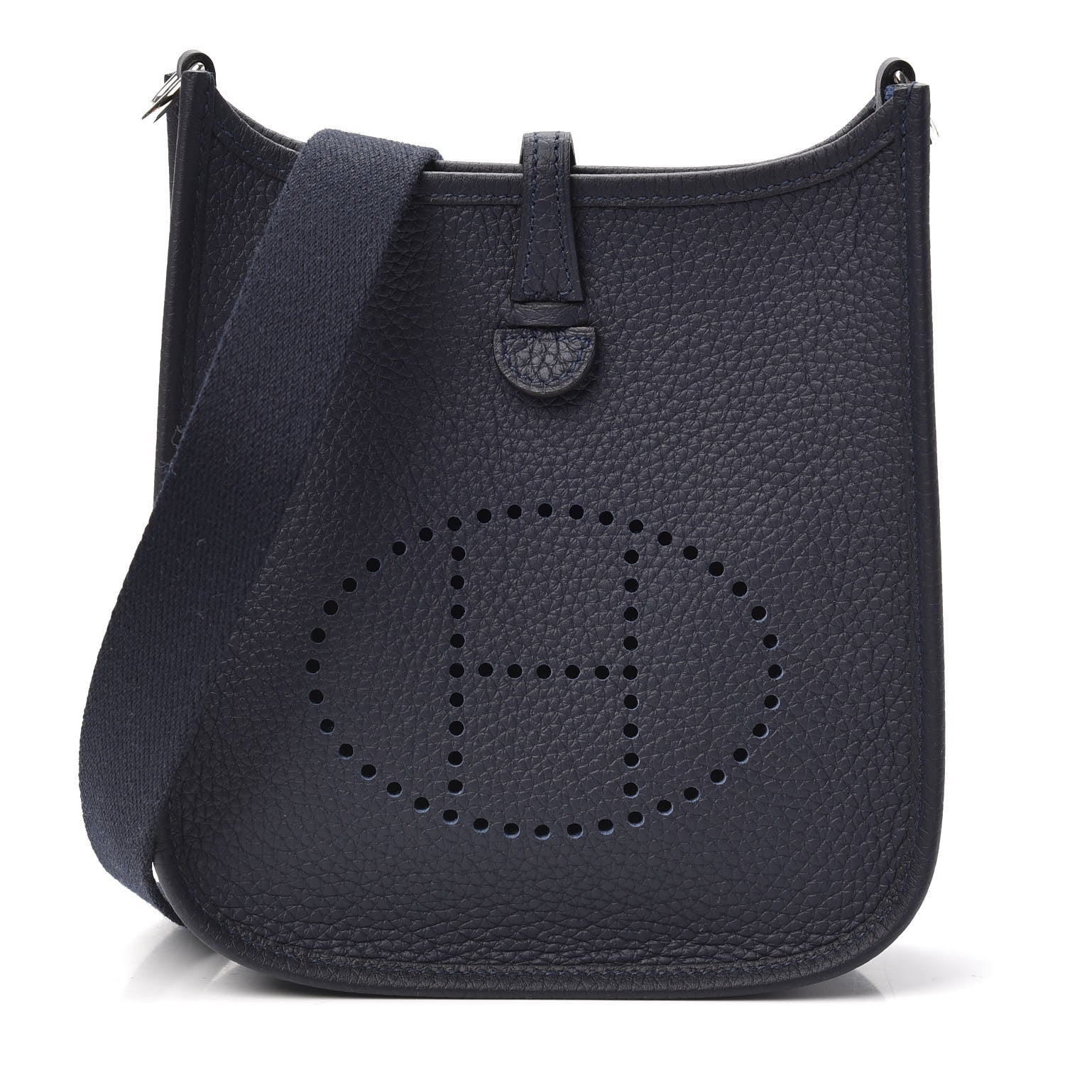 Hermes Taurillon Clemence Evelyne TPM Bleu Nuit 1 of 9