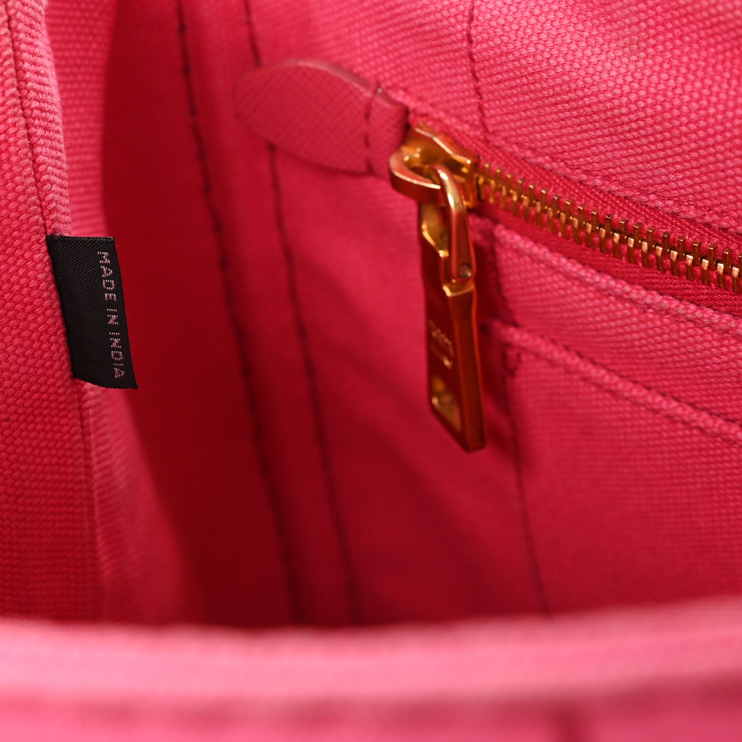 Prada Canapa Small Logo Tote Peonia 7 of 12