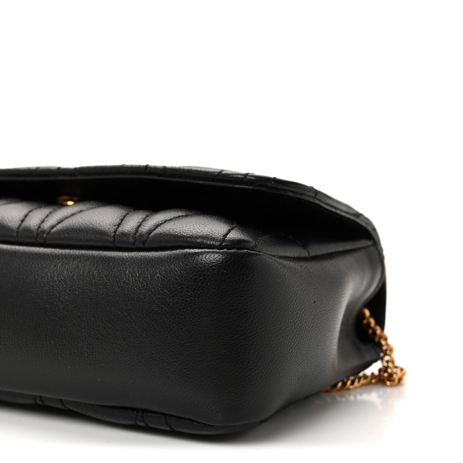 Versace Nappa Quilted Virtus Evening Bag Black 9 of 9