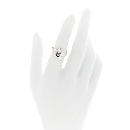 Gucci Sterling Silver Blind for Love Star Cat Ring 51 5.75 2 of 6