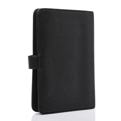 Chanel Caviar CC Medium Ring Agenda Planner Black 3 of 15